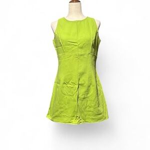 Lime Green Sleeveless Dress